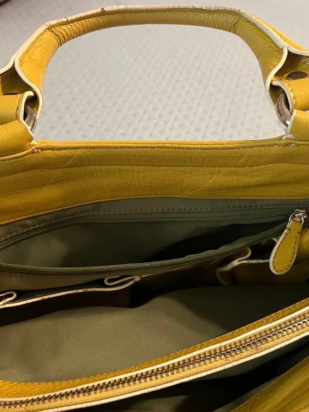 Cole Haan leather satchel